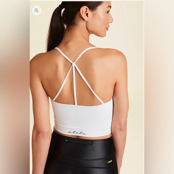NWT Alala Barre Seamless Tank in White Size Small $65 - Picture 5 of 16